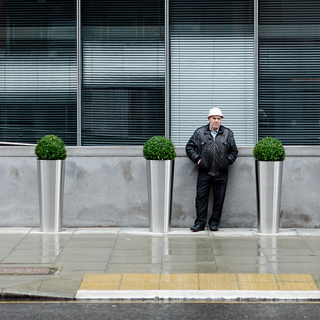 Man in between