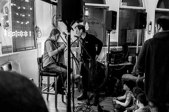 Will Allen playing in The Little Albion