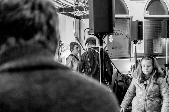 Will Allen playing in The Little Albion